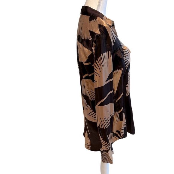 Equipment Leaf Button Down Shirt Size XS OVERSIZED - Picture 7 of 9